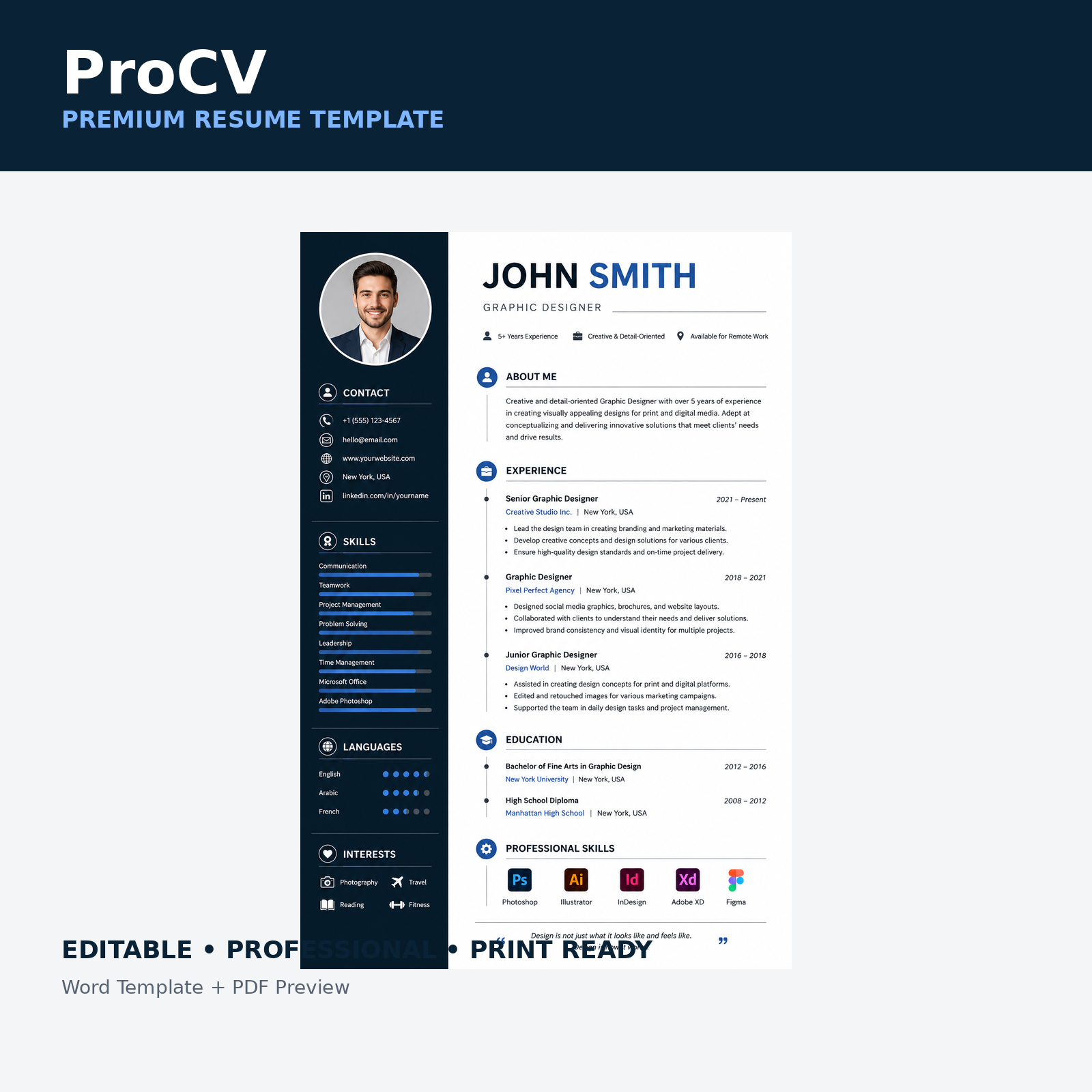 ProCV – Premium Resume Template